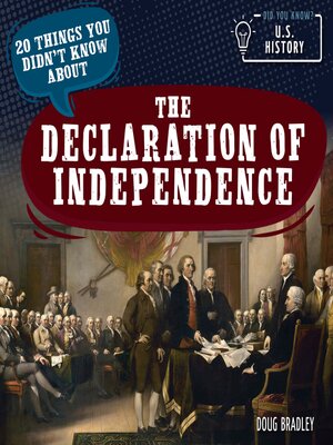 cover image of 20 Things You Didn't Know About the Declaration of Independence